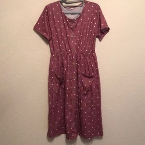 Midi A-line Dress